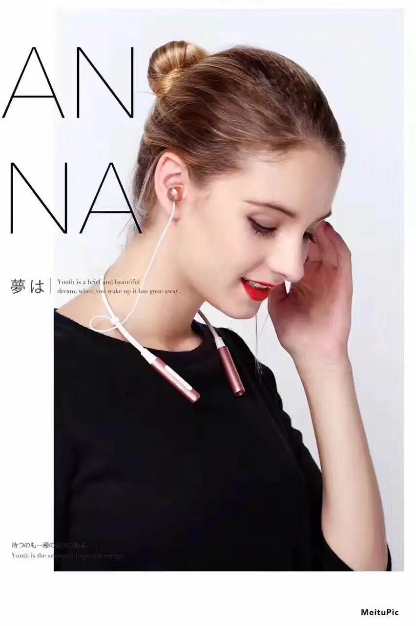 

Neckband Bluetooth Earphone Sports Wireless Headset Stereo Magnetic Bluetooth Headset for Phone Xiaomi iPhone Android IOS