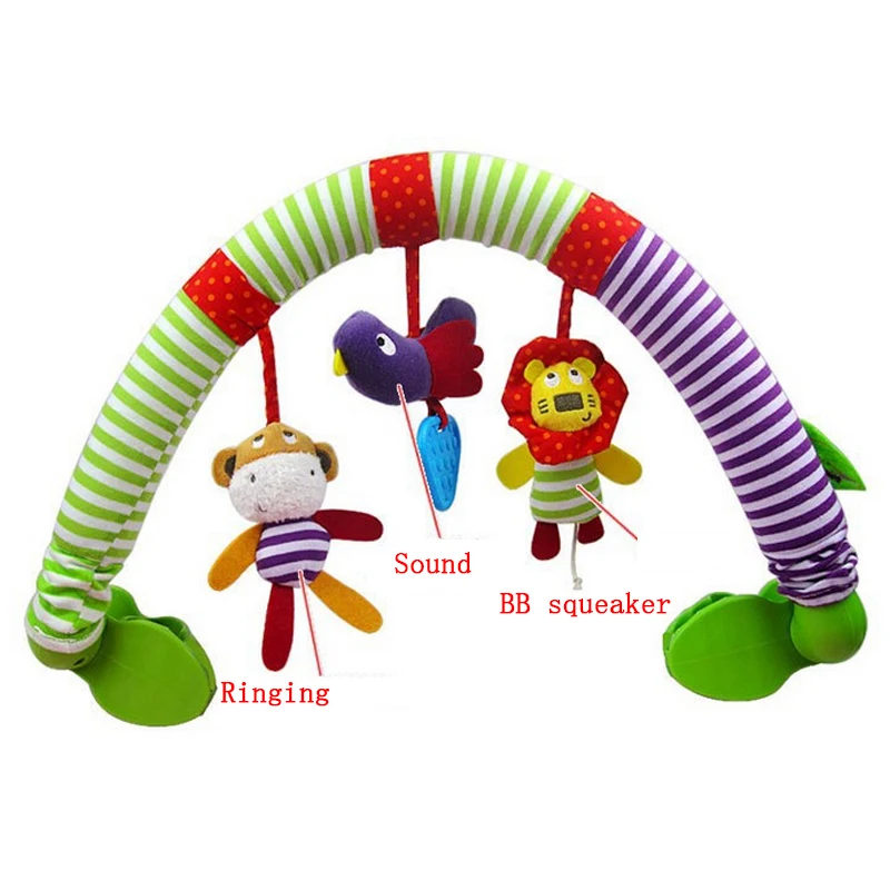 Новая детская кроватка музыкальный мобильный подвесной Колокольчик музыка с держателем рука детская кровать висячая погремушка игрушки