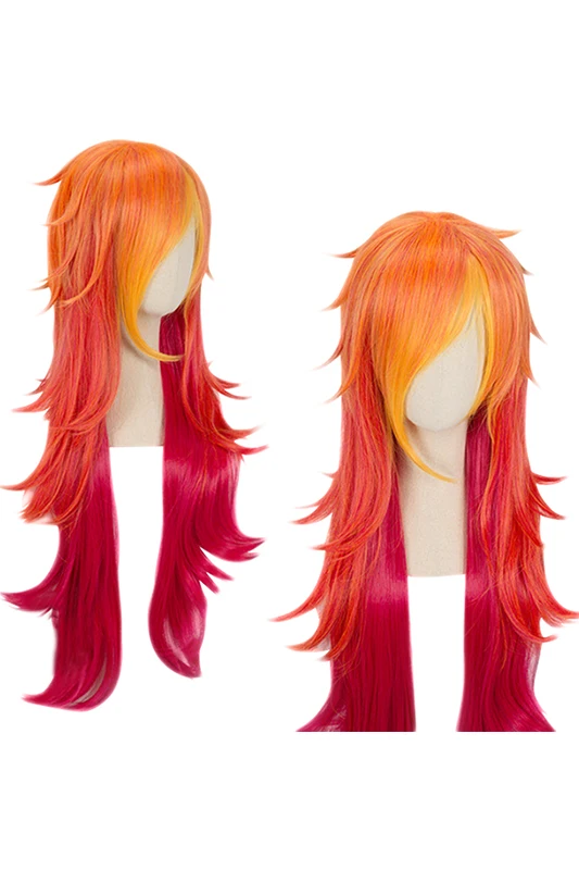 

100cm Wig LOL Miss Fortune Wig Star Guardian Cosplay Costume Hair Wig