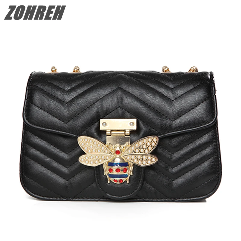 

Chain Shoulder bags for women 2018 Luxury Handbags Women Bags Designer Famous Brands Pleated Ladies Leather Hand bag Sac A Main