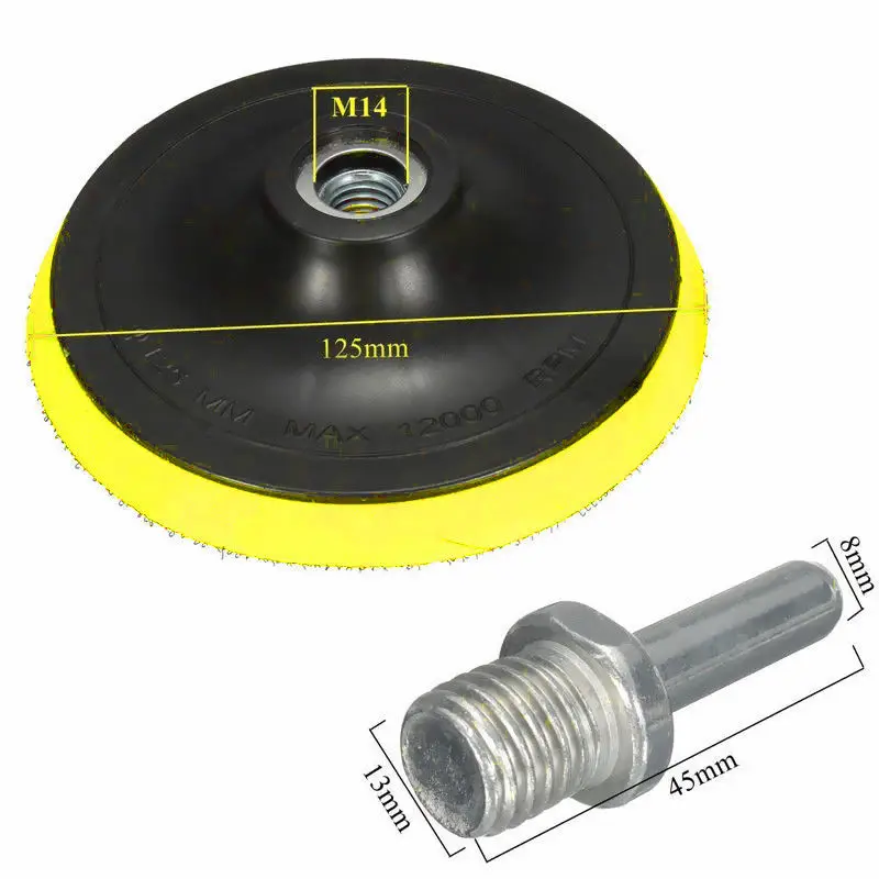 Инструменты для полировки аксессуары диск-подошва держатель диски M14 набор ниток сверла