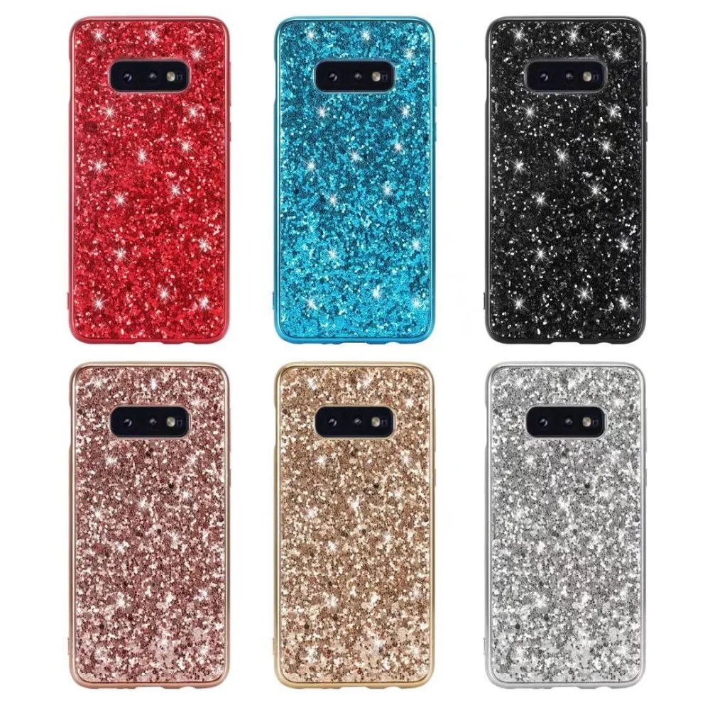 

Fashion Brand Phone Case For Samsung S10 S10E S10 plus note 8 n9 S7 S8 S9 j7 J6 J8 J4 2018 A6 A8 Plus Glitter Shockproof Cases