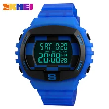 SKMEI Men Sports Watches Multifunction Countdown Chrono Fashion Watch Waterproof Digital Wristwatches Relogio Masculino