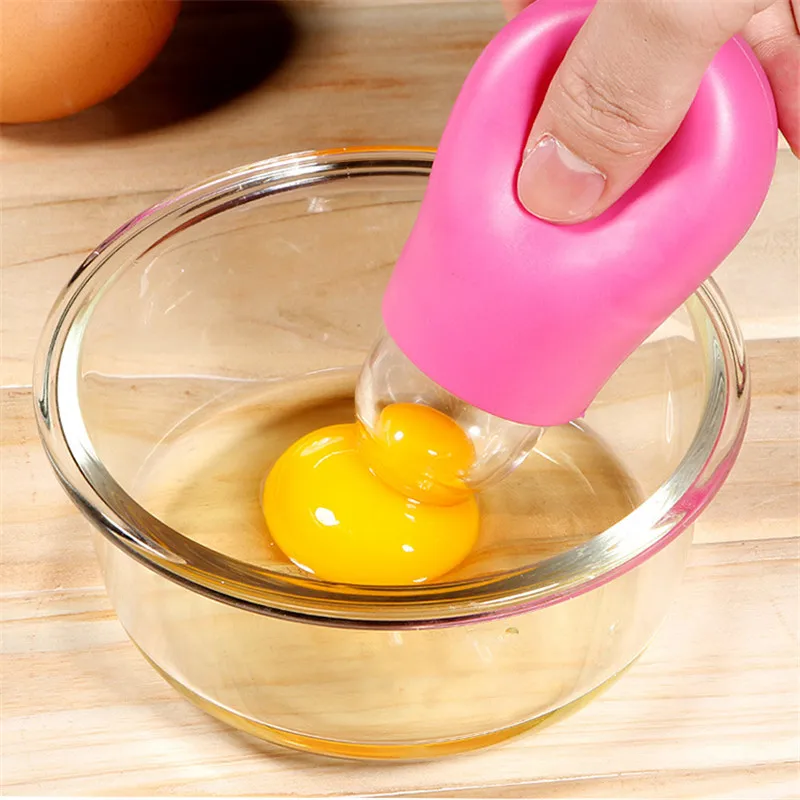 Egg Separator Silicone Egg Separator Egg Yolk Gel Dividers Suction