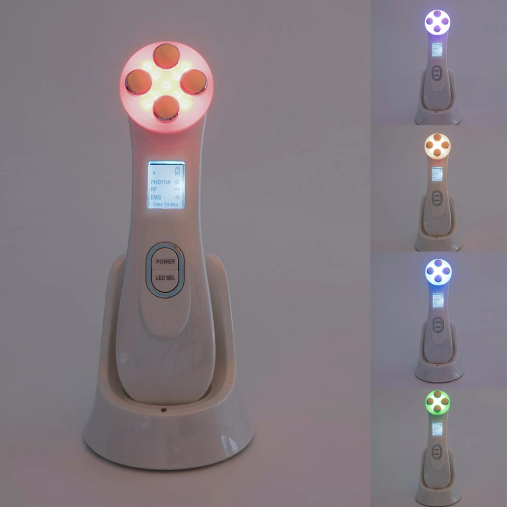 

Hot 5 in 1 Wrinkle Remove Machine Anti Aging RF EMS Face Skin Tightening Multifunctional Beauty Device SJ66