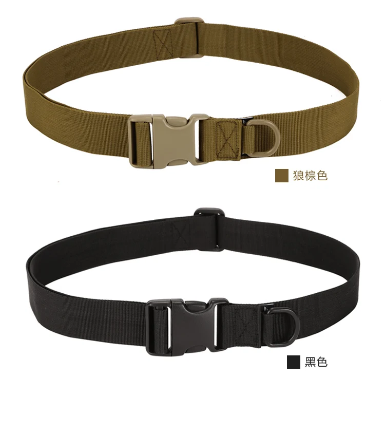 

Outdoor Equipment Contracted Tactical Nylon Belt Cycling Camping Hunting Wear Fixed Belt Drop Shipping