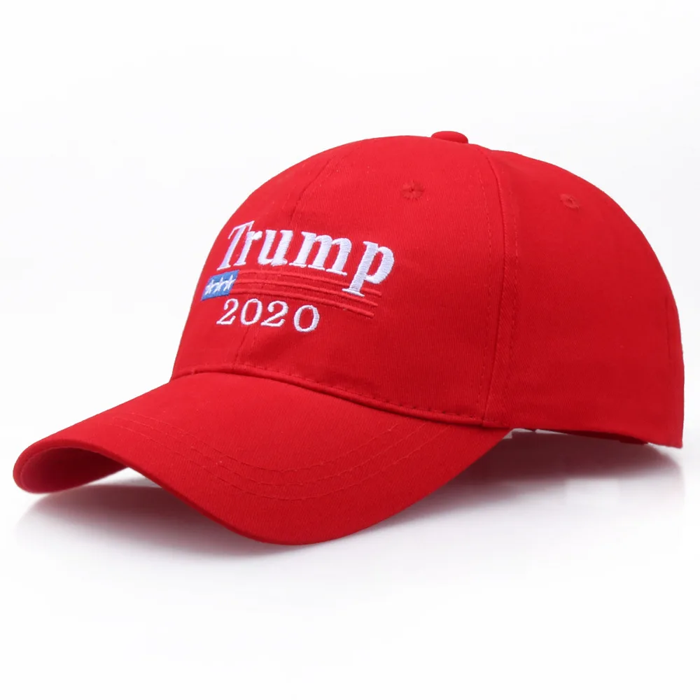 Новая бейсбольная кепка с вышитыми буквами Трамп модные бейсболки шапка "хип-хоп" Наружная Регулируемая Мужская шляпа - Цвет: Красный