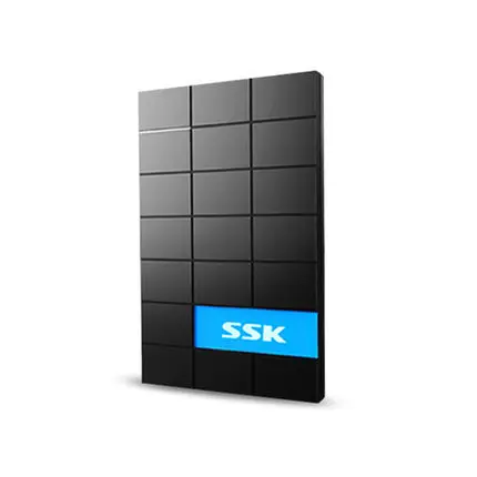 SSK чехол для HDD 2,5 дюймов SATA to USB3.0 SSD адаптер для SSD 1 ТБ 2 ТБ type C коробка для жесткого диска Внешний HD высокоскоростной Черный SHE080 - Цвет: 080 Black(plastic)