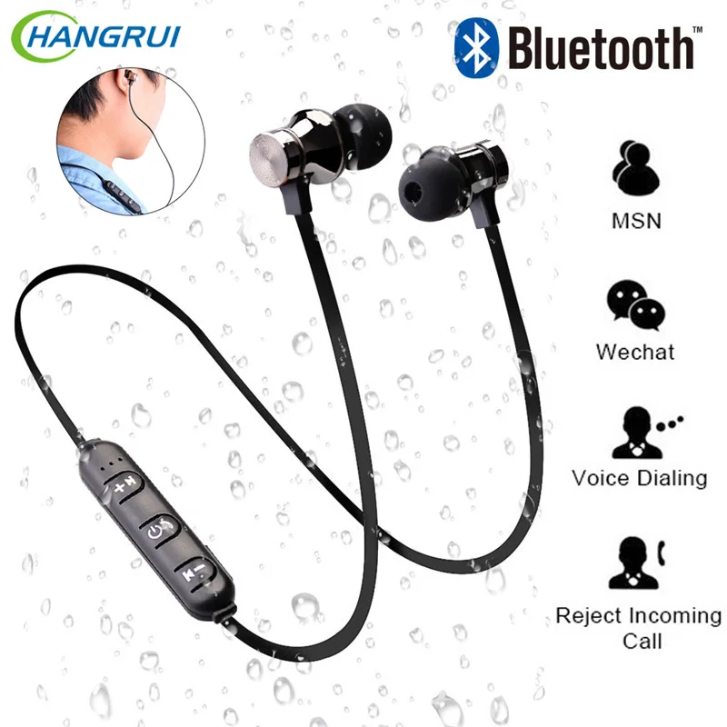 HANGRUI спортивные Bluetooth наушники спортивные беспроводные наушники гарнитура для телефона Fone de ouvido для iPhone samsung Xiaomi Ecouteur