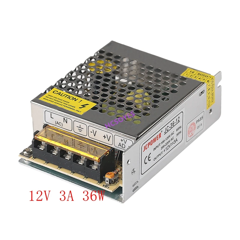 DC 12 V 1A/2A/3A/5A/6A/8A/10A/12A/15A/20A/25A/30A/40A/50A/60A led питания Трансформаторы для WS2812B WS2801 Светодиодная лента