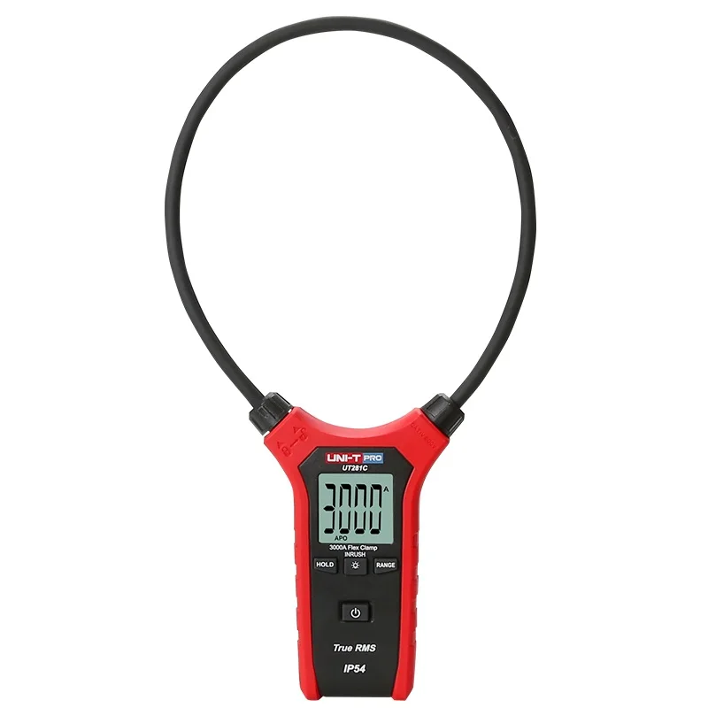 

UNI-T UT281C True RMS AC 3000A Flexible Clamp Meter IP54 Ammeter, Multipurpose Table Backlight & Auto Power Off