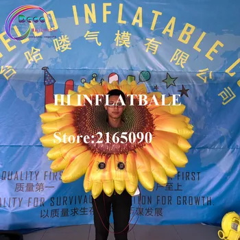 

event decoration inflatable neck sunflower scarf costume