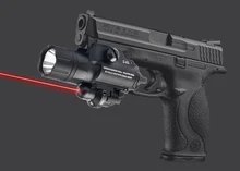 Red Laser Sight Torch Airsoft LED Light Lamp 500 Lumens Tactical Flashlight Optics for Picatinny Rail Military Hunting Weapons