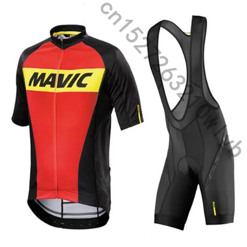 

Summer Pro Team Mavic Cycling Set Bicycle Jerseys Breathable Mountain Bike Clothing Maillot Ropa Ciclismo Cycling Jersey set