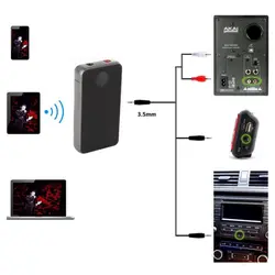 2 в 1 беспроводной Bluetooth передатчик приемник адаптер аудио рецептор беспроводной 3,5 мм Музыкальный адаптер для смартфона ТВ наушники