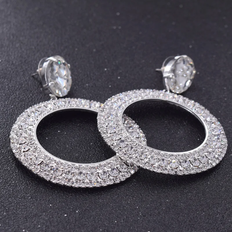 crystal round drop earring for girls (3)