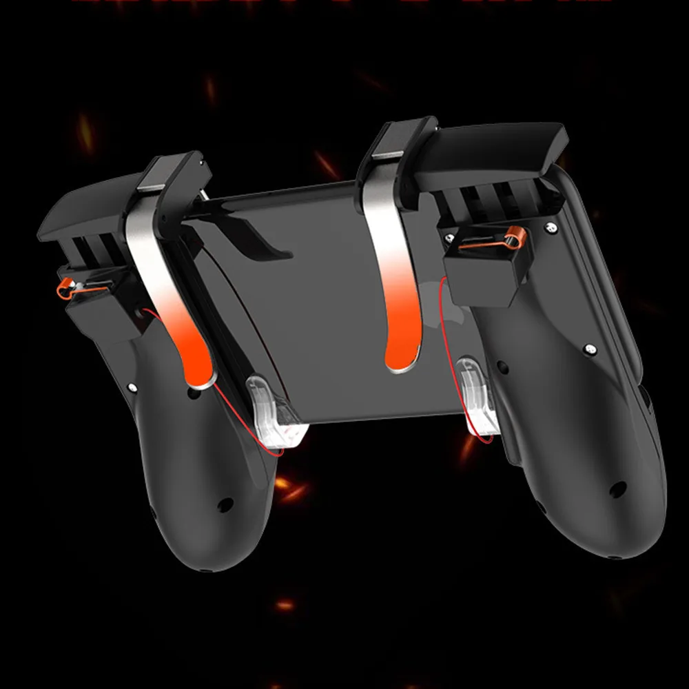 Mobile PUBG Controller Joystick for PUBG Game Handle Trigger Gamepad Fire Button for iOS Android Console 4 Finger Peripherals