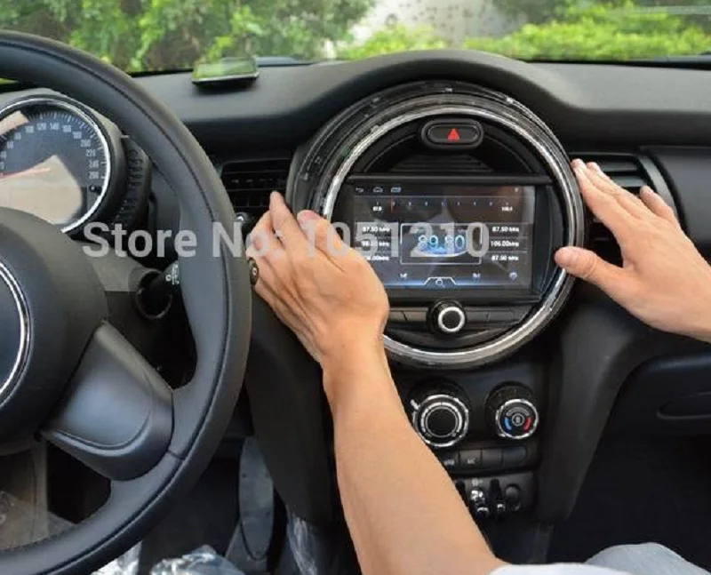 Perfect Ouchuangbo audio player gps navigation radio for mini F55 F56 F60 2014-2016 with android 9.0 system 8 core 4GB+64GB 2
