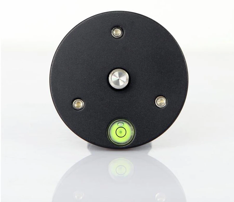 65mm CNC Half Ball Flat to Bowl Adapter Converter for  Manfrotto Weifeng Video Tripod Fluid Head DSLR Rig Camera