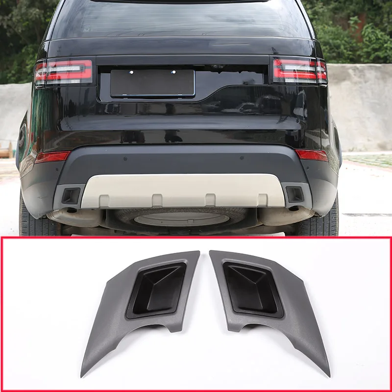 

ABS Car Tail Throat Exhaust Plate Protection Cover Trim For Land Rover Discovery 5 S/SE LR5 2017 2018 Car Accessories