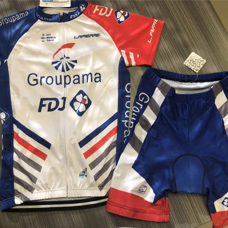 Conjunto de Jersey de Ciclismo 2019 Pro equipo FDJ Ciclismo Ropa MTB Ciclismo babero pantalones cortos conjunto de camisetas de bicicleta Ropa Ciclismo Hombre kit de