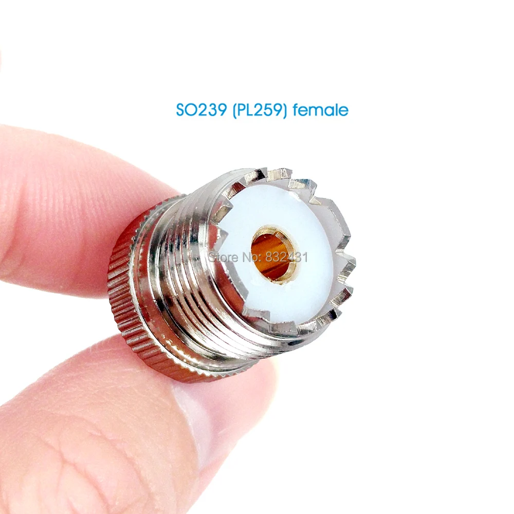 SMA Female to UHF Female RF Coaxial Coax Connector  Adapter 7