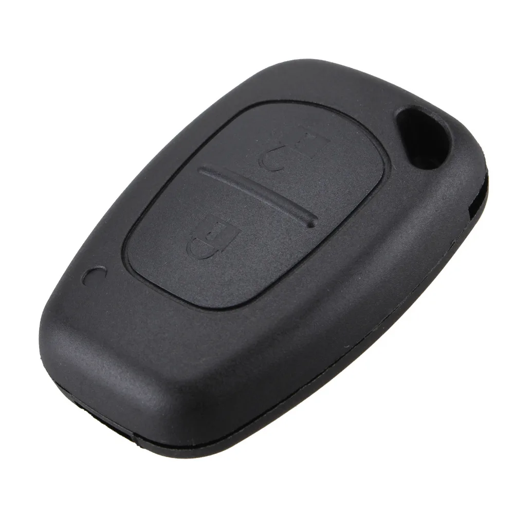 2 кнопки дистанционного ключа автомобиля Наклейка на машину чехла для Renault Trafic Master Vivaro Movano Kangoo без лезвия ключ чехол P25