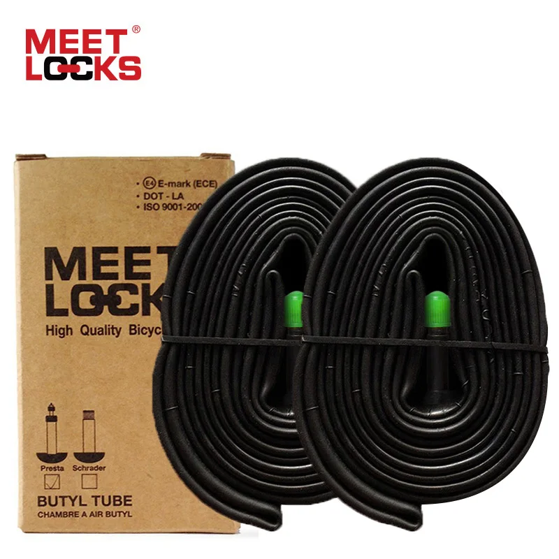 MEETLOCKS 700x35/38c Road Bike Inner Tube 2 Pcs PackSchrader or Presta