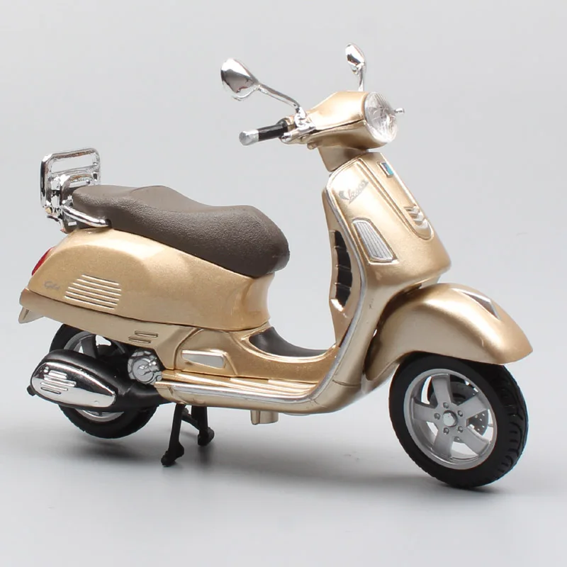 1:18 scale maisto Piaggio Vespa GTS 300 scooter motorcycle diecast vehicles sports motor bike toys models for children gold