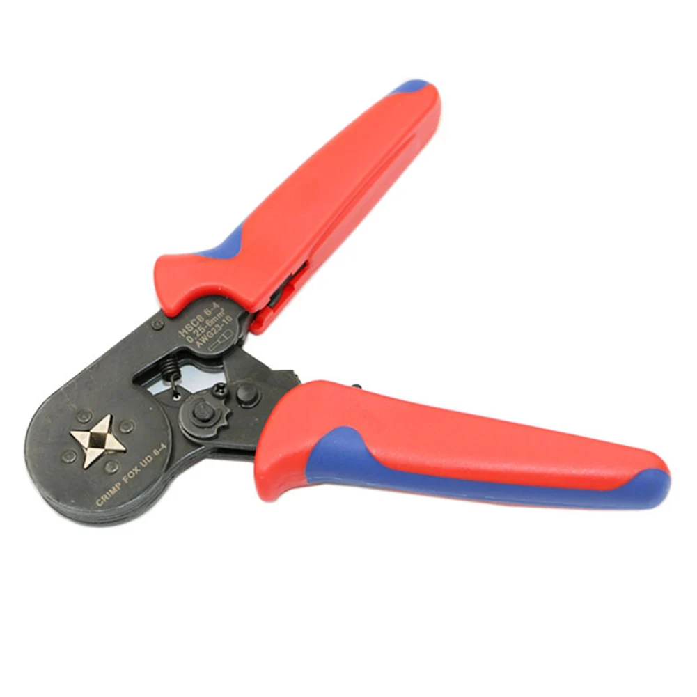 0.25-6mm Self-adjustable Insulated Ratcheting Ferrules Crimper Plier Wire Cutter Multi Crimping Tools Hand Tools