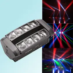 8x10 Вт RGBW мини Led Паук свет движущаяся головка DMX луч движущаяся голова свет Светодиодные вечерние события шоу лазерная подсветка для DJ