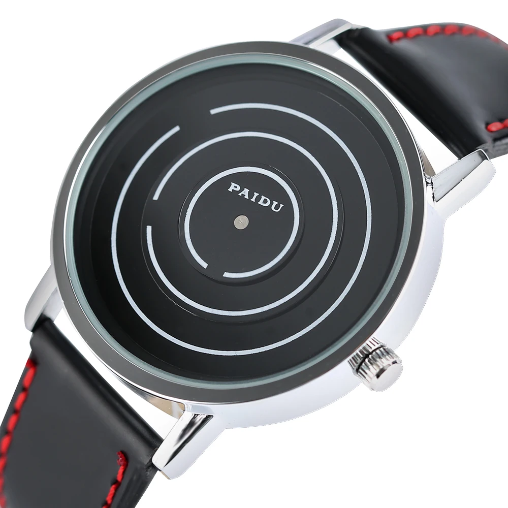 PAIDU 2017 New Arrival Special Turntable Dial Wristwatch Leather Band Casual Fashion Men Women Quartz Watches Unique Simple PAIDU 2017 New Arrival Special Turntable Dial Wristwatch Leather Band Casual Fashion Men Women Quartz Watches Unique Simple
