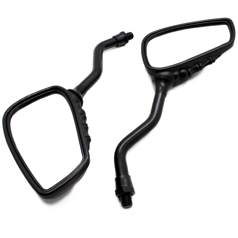 Roaopp 10MM Motorcycle Skeleton Mirrors For Harley Suzuki Kawasaki Honda Kymco Vespa SYM BMW Buell Aprilia Triumph Ducati KTM