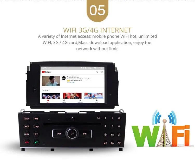 LJDA C200 2007-2010 WIFI Navi C180 1 DIN Benz Big GPS Mercedes GMD Android Cafe รถมัลติมีเดีย Johns เครื่องเล่นดีวีดีรถยนต์สำหรับ Dalasi วิทยุ หุ้นจำนวนมาก Gambian W204 10.0 8 LJDA C200 2007-2010 WIFI 8