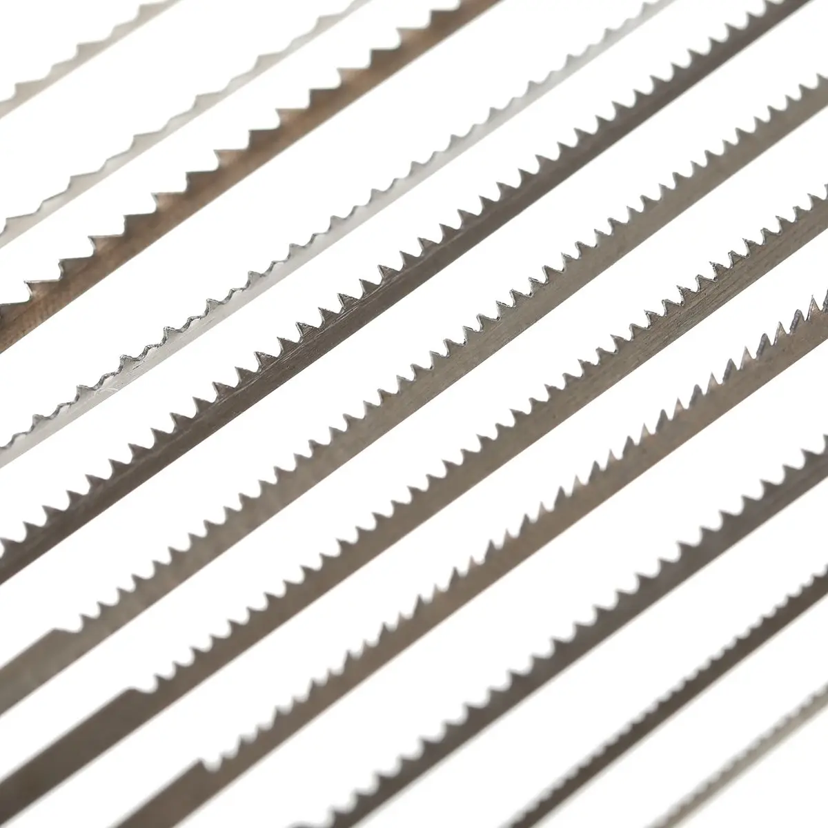 12pcs/set Pinned Scroll Saw Blades Woodworking Power Tools Accessories 127mm Black