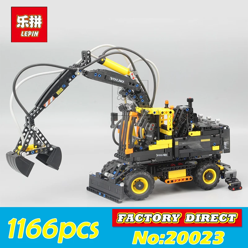 

LEPIN 20023 1166pcs Technical Ultimate Series The Ew160e Excavator Set Educational Building Blocks Bricks Model Toys Gift 42053