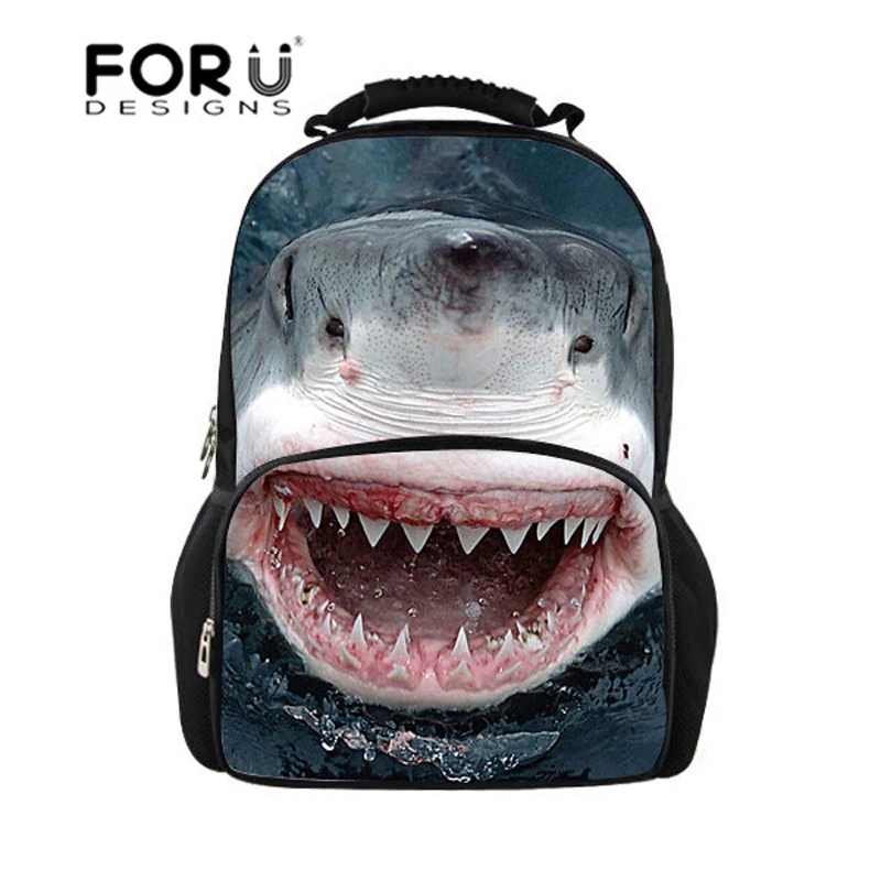 

Shark Backpack Men Cool 3D Printing Backpacks Women Back to School Bags for Teenager Girls Boys Mochila Children Back Pack Bag