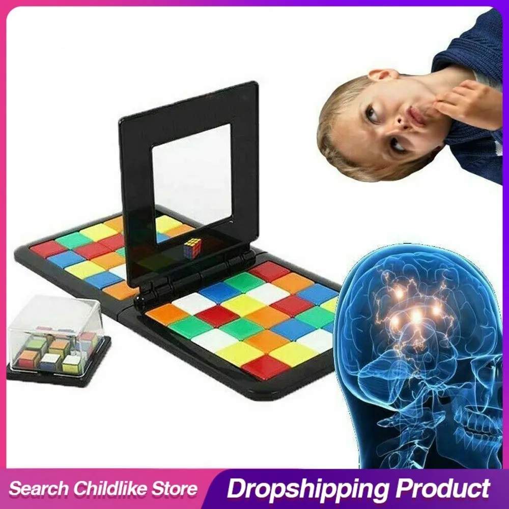 

Puzzle Cube 3D Puzzle Race Cube Board Game magic cube education Parent-child activity board Education Toy Speed Game Magic Cubes