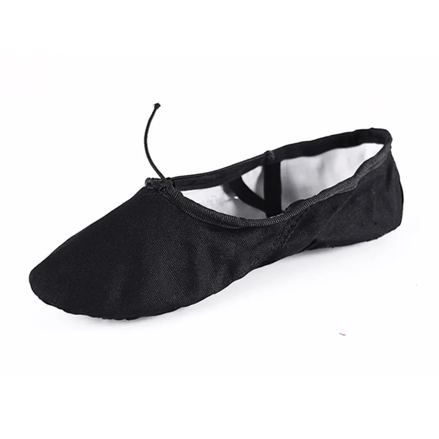 Free Shipping According The CM To Buy Canvas Black Ballet font b Shoes b font font