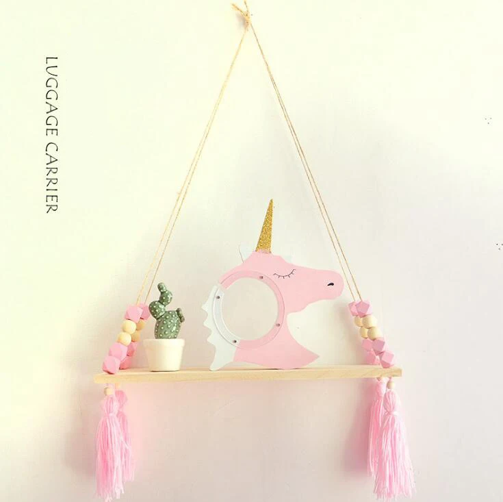 

High-Quality Children's Room Decor Home Accessories Storage shelf Cute Decoration Wall Pendant Accessories Children's Gift 05240