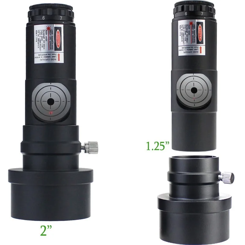 Adaptador para Newtonian Colimação sem Bateria Alinhamento Polegada Laser Colimador Ocular Telescópio Astronômico 2 2 Esporte e Lazer
