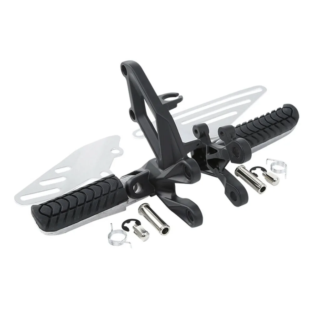 

Front Footpegs Foot rest Bracket Set For KAWASAKI ZZR1400 ZZR 1400 ZX14 R 2006-2018 Matte Black