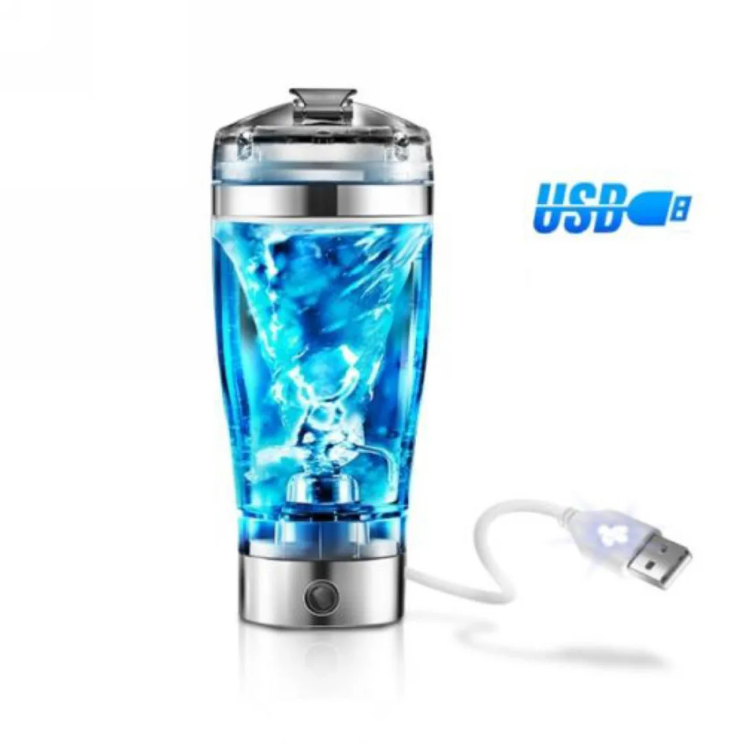 2018 450ML TORQ Electric Protein Shaker USB Shaker Bottles Milk Coffee Blender Water Bottle Movement Vortex Tornado Smart Mixer