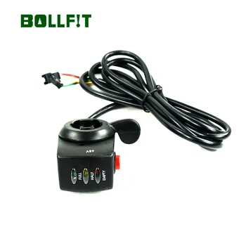 

BOLLFIT Wuxing Speed Throttle 15DX Ebike Thumb Throttle 36V 48V with Battery Power Indicator For Electric Bicycle Conversion Kit