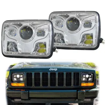 

New car parts 5"x7" led headlight led truck headlight 4x4 led headlight 5" X 7" square led headlight for Jeep Offroad