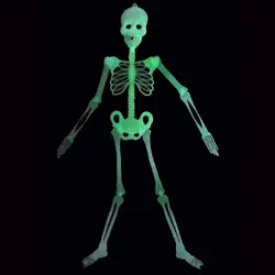 Besegad 150 см Glowe-в темноте светящиеся Humanbeings скелет кости паб "Дом с привидениями" Хеллоуина реквизит шутки игрушки