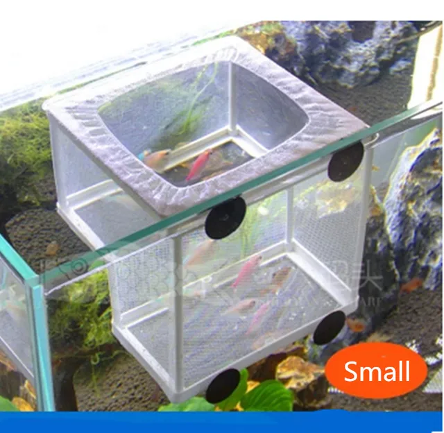 Fish Tank Plastic Frame Net Fry Hatchery Breeder Breeding Incubator