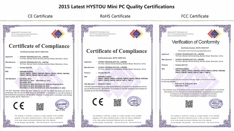 certification