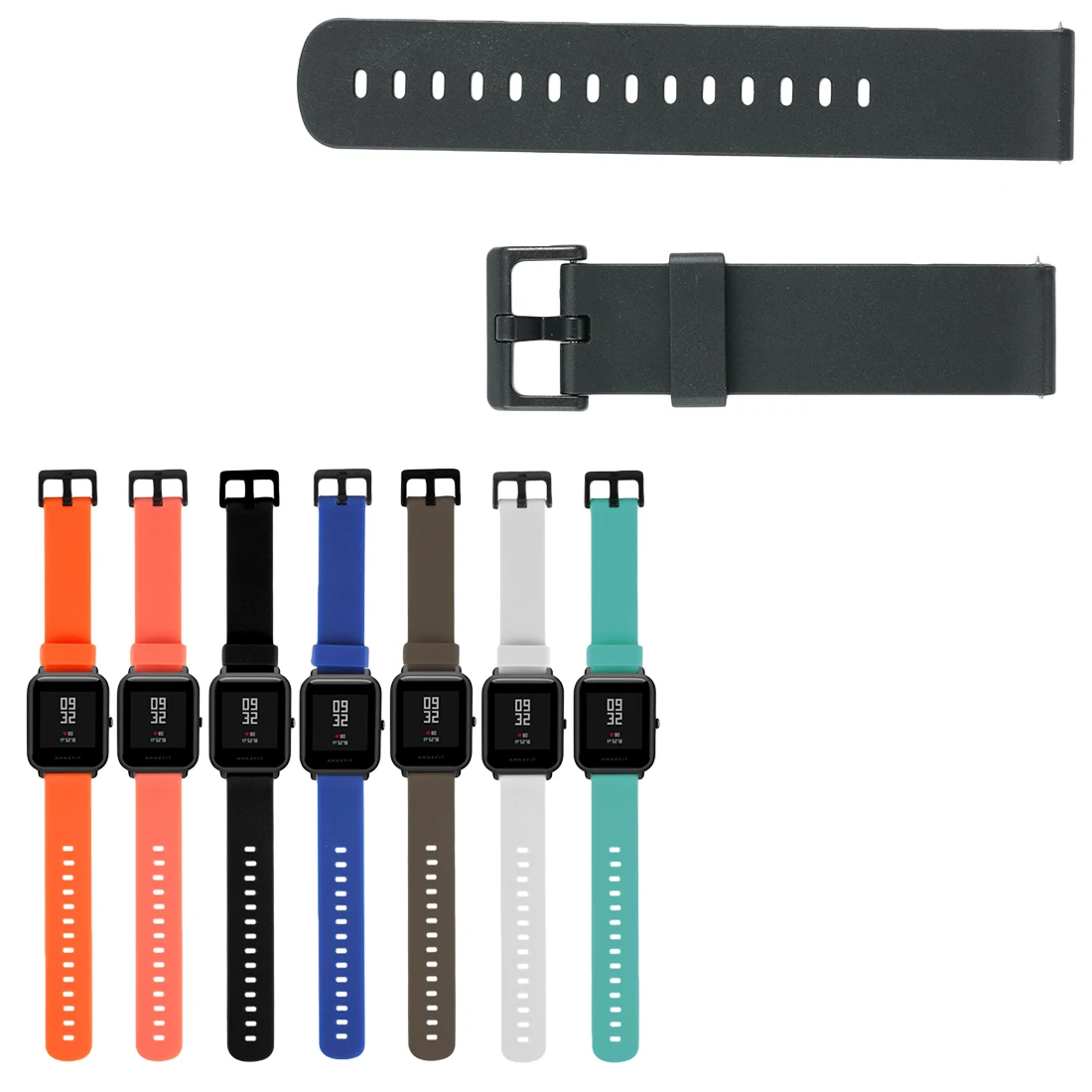 Хит продаж 20 мм силиконовый ремешок для наручных часов Xiaomi Huami Amazfit Bip BIT PACE Lite