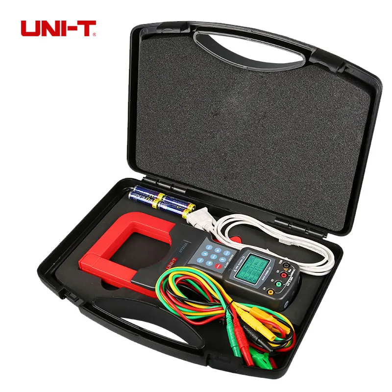 

UNI-T UT253A 1200A Auto Range LCD Display Large Jaws Leakage Current Clamp Meters Clamp Leaker Voltmeter Meter w/RS232 Data Hold